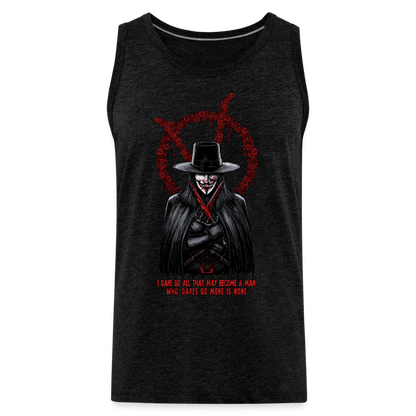 Vendetta - Men’s Premium Tank - charcoal grey