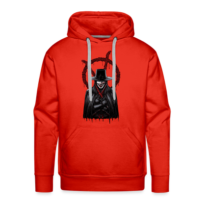 V - Men’s Premium Hoodie - red