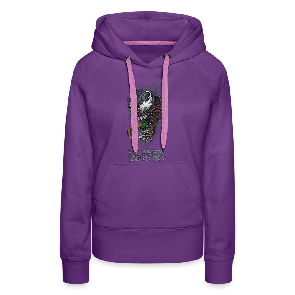 Til Death Do Us Part - Women’s Premium Hoodie - purple 