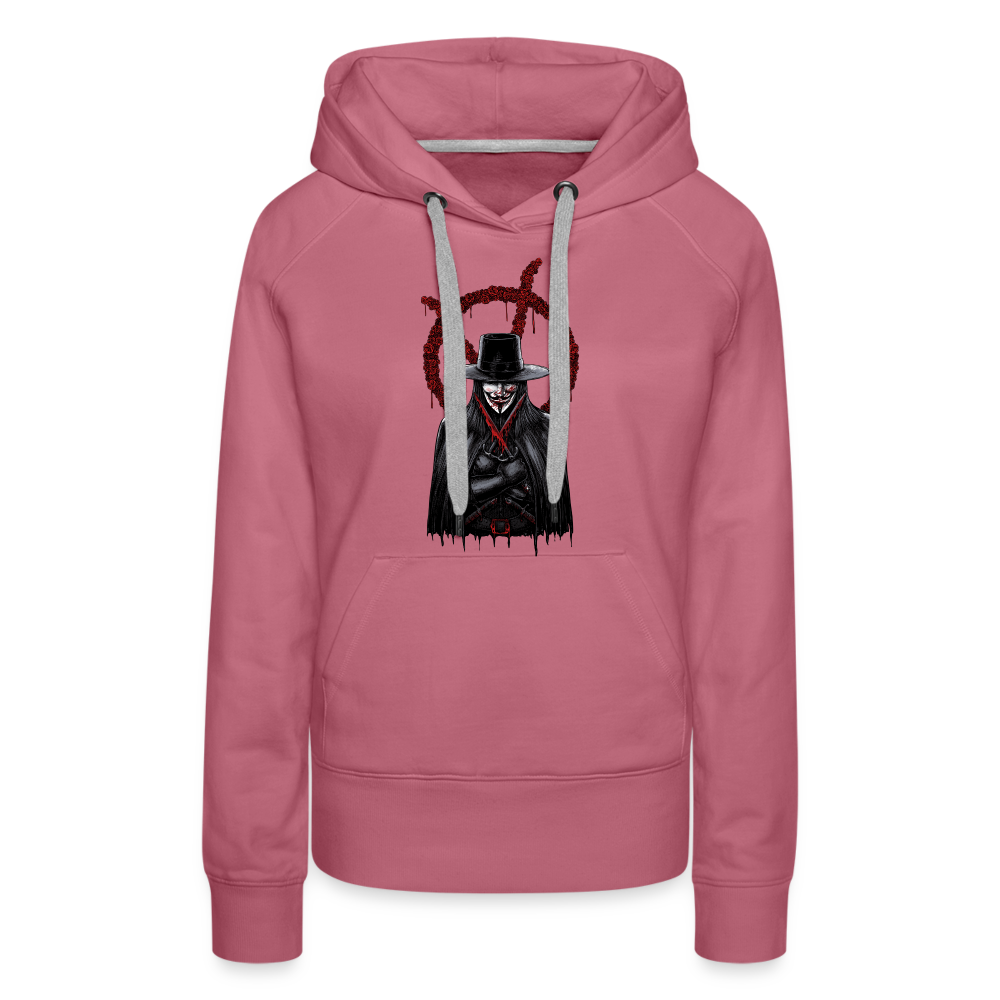 V - Women’s Premium Hoodie - mauve