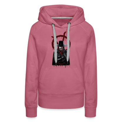 V - Women’s Premium Hoodie - mauve