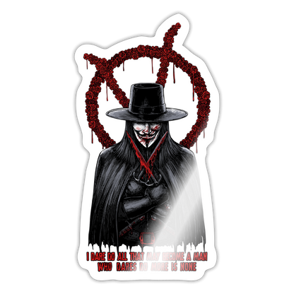 Vendetta - Sticker - white glossy