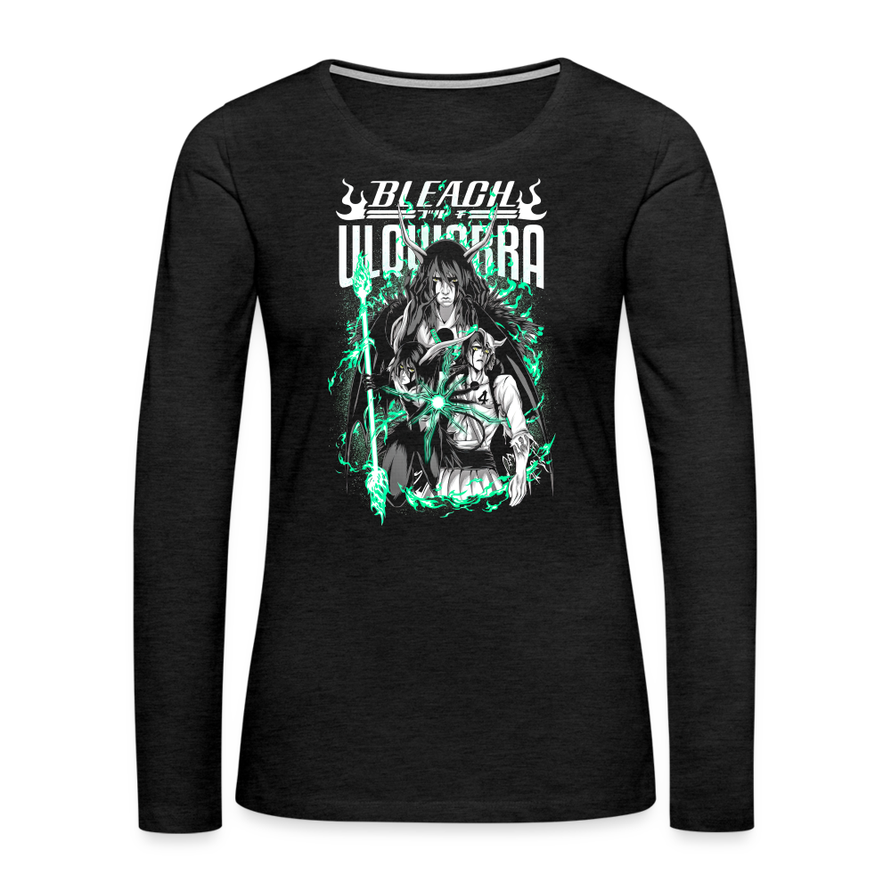 Ulquiorra - Women's Premium Long Sleeve T-Shirt - charcoal grey