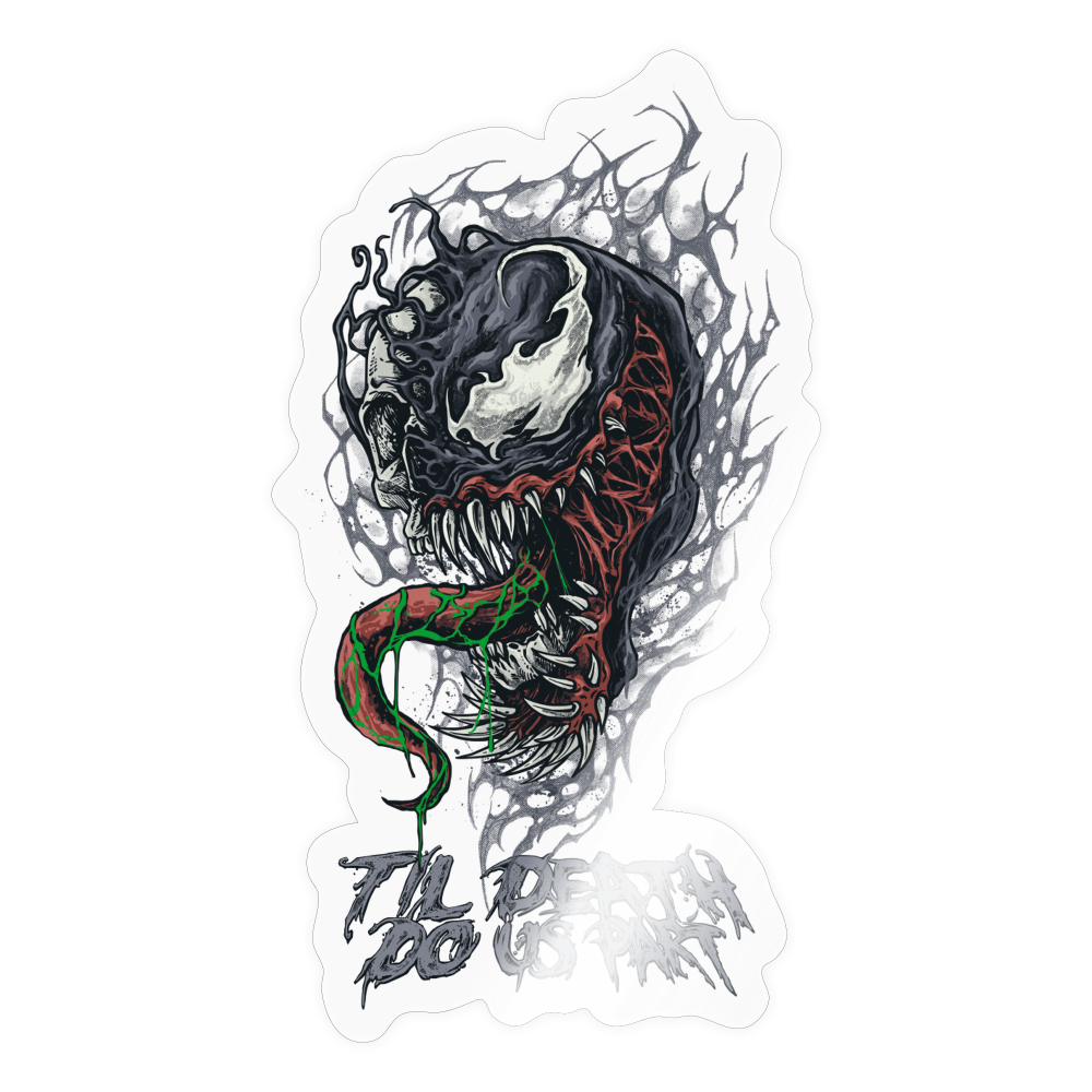 Til Death Do Us Part - Sticker - transparent glossy