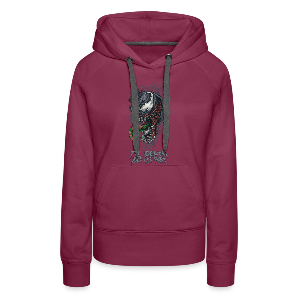 Til Death Do Us Part - Women’s Premium Hoodie - burgundy