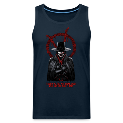 Vendetta - Men’s Premium Tank - deep navy