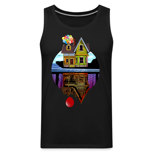 UPsideDown - Men's Premium Tank - black