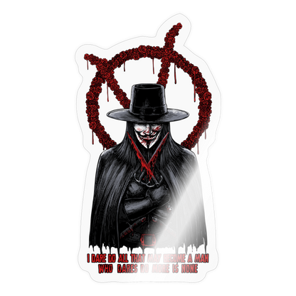 Vendetta - Sticker - transparent glossy