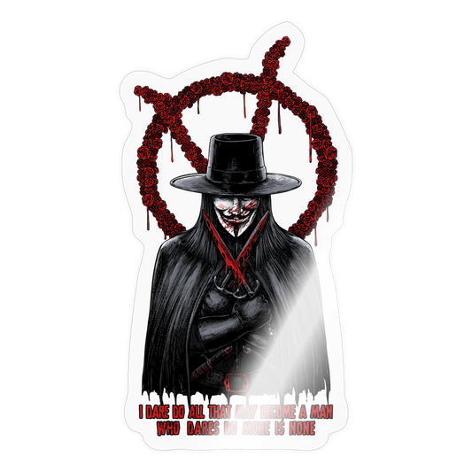 Vendetta - Sticker - transparent glossy