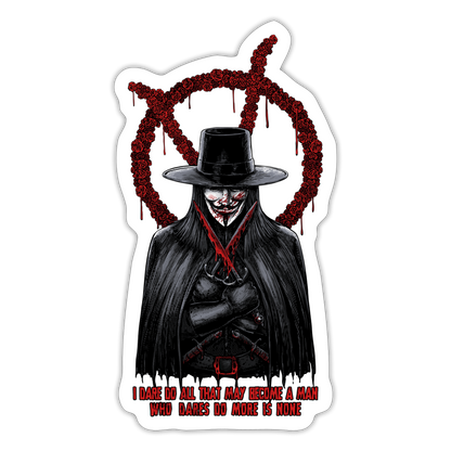 Vendetta - Sticker - white matte