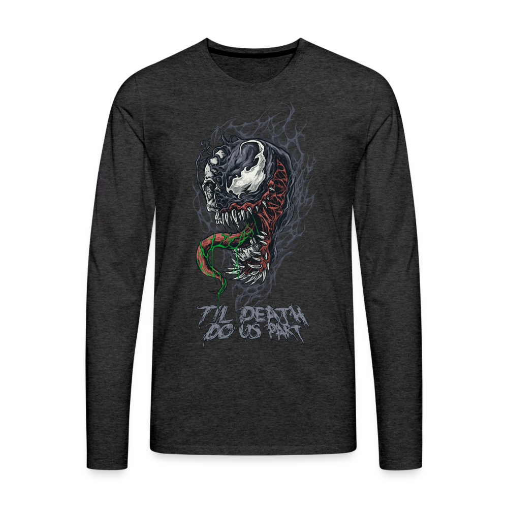 Til Death Do Us Part - Men's Premium Long Sleeve T-Shirt - charcoal grey