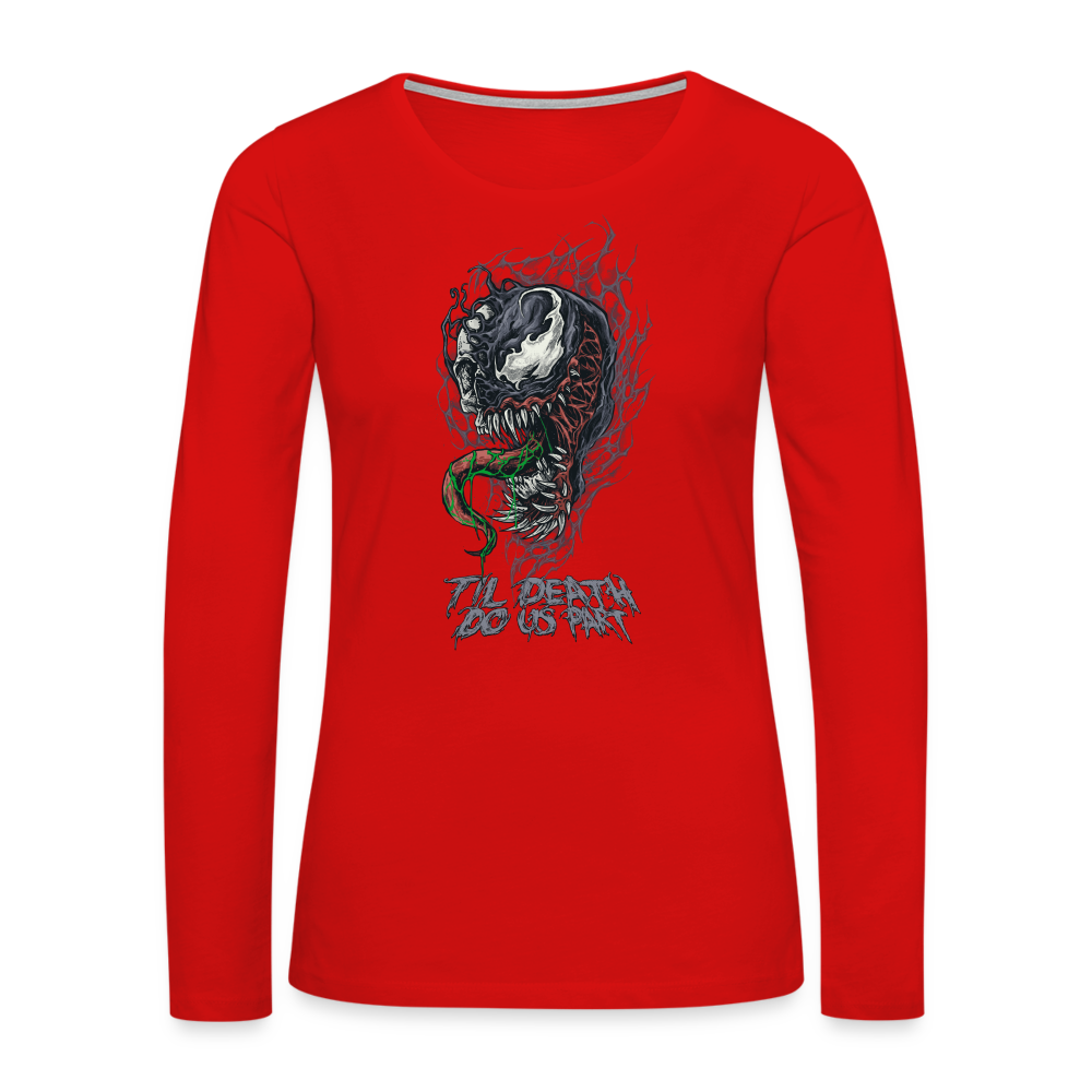 Til Death Do Us Part - Women's Premium Long Sleeve T-Shirt - red