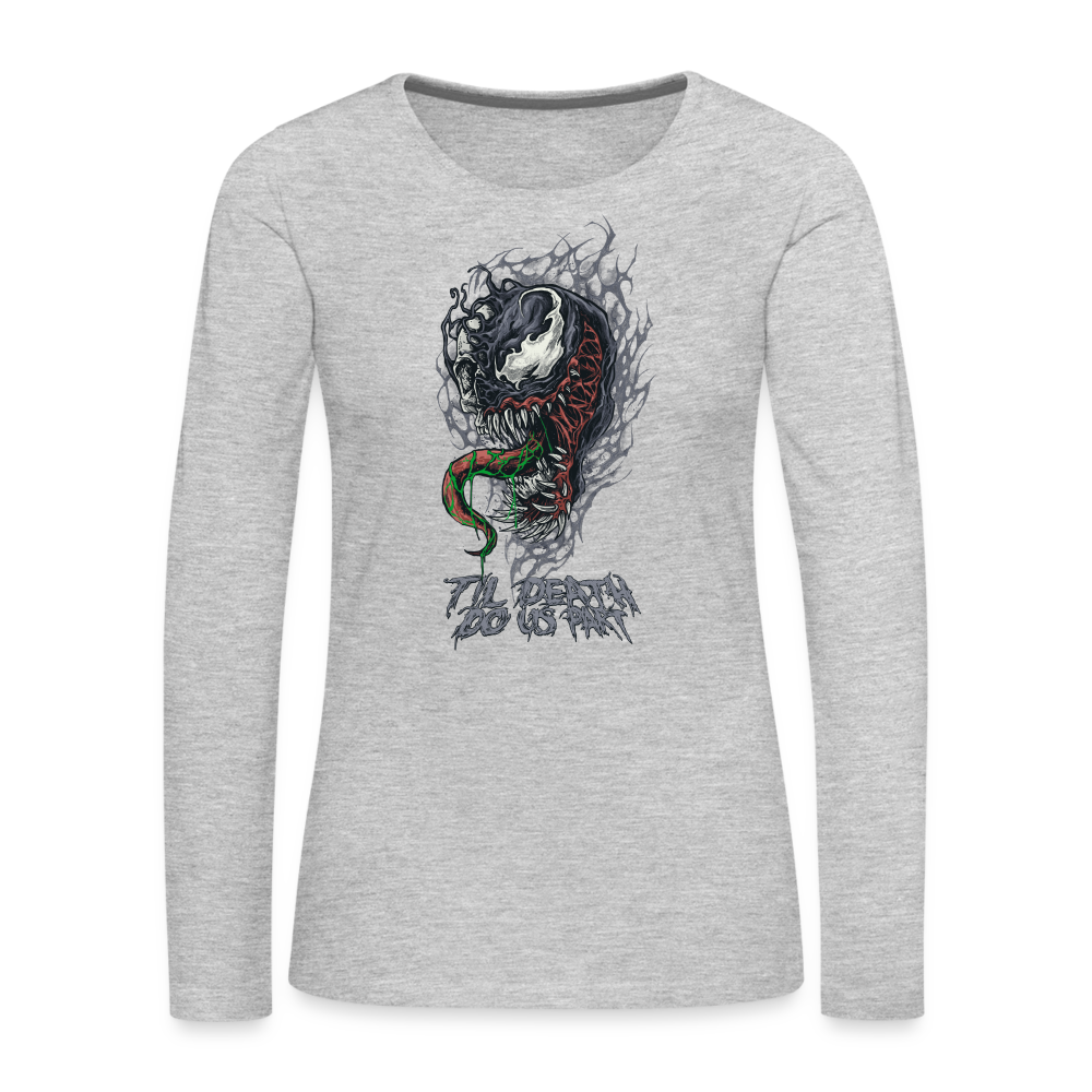 Til Death Do Us Part - Women's Premium Long Sleeve T-Shirt - heather gray