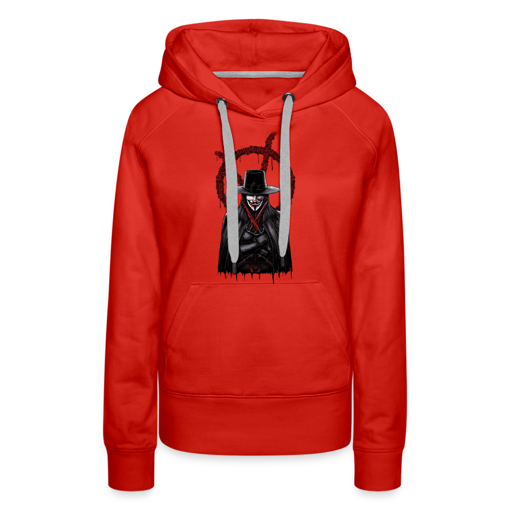 V - Women’s Premium Hoodie - red