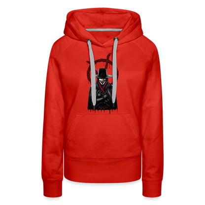 V - Women’s Premium Hoodie - red