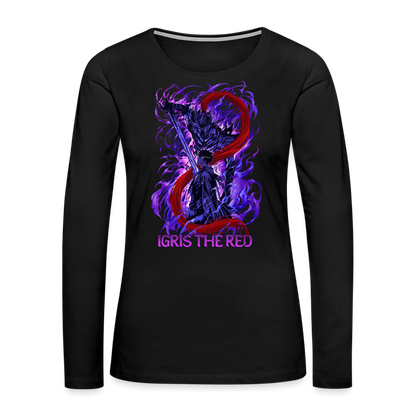 Igris The Red - Women's Premium Long Sleeve T-Shirt - black