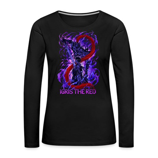 Igris The Red - Women's Premium Long Sleeve T-Shirt - black