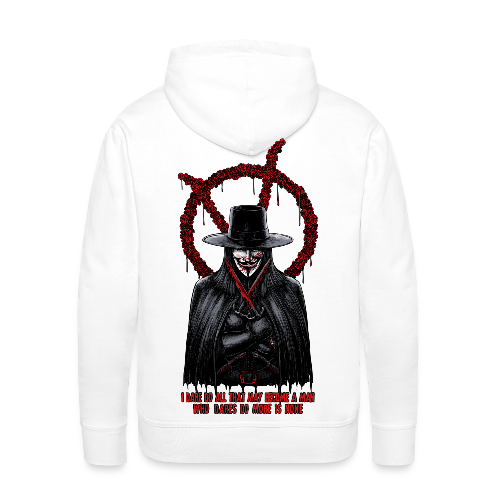 Vendetta - Men’s Premium Hoodie - white