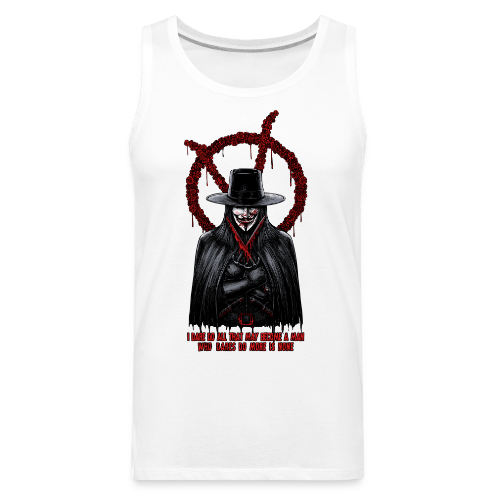 Vendetta - Men’s Premium Tank - white