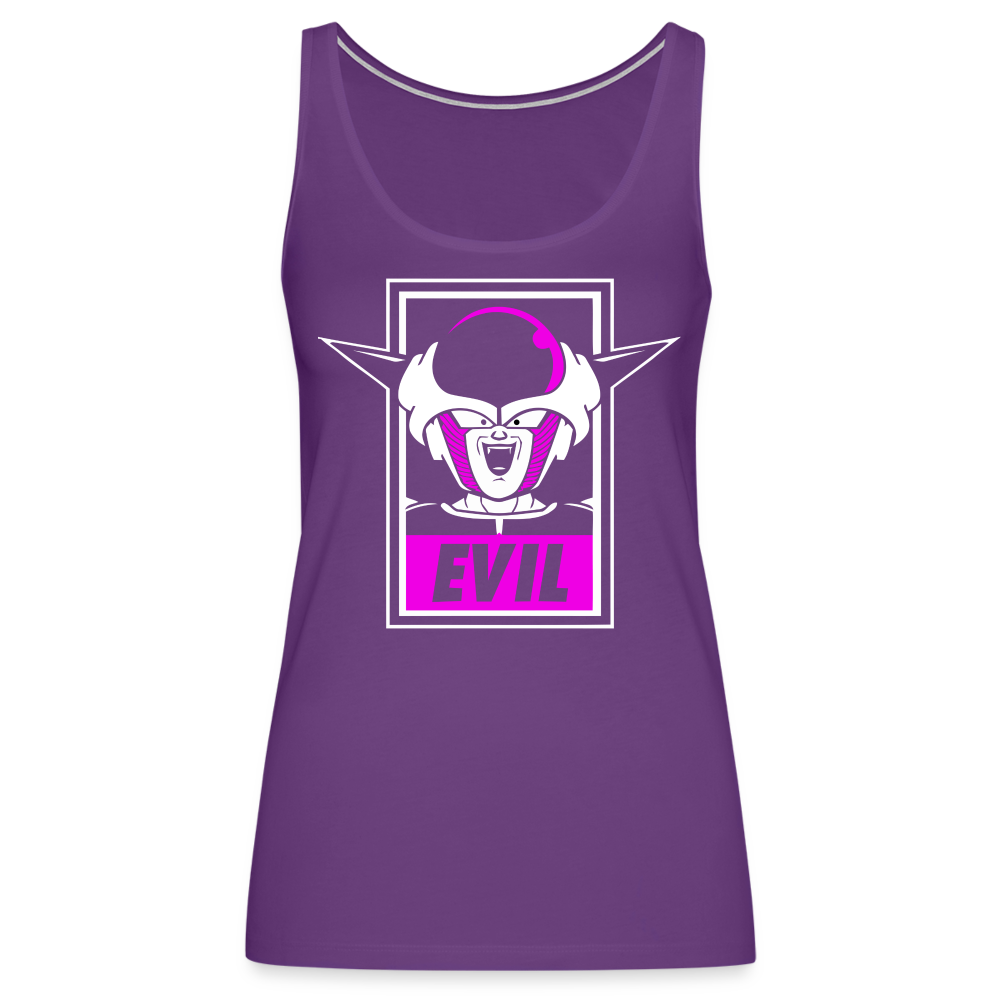 Evil! - Women’s Premium Tank Top - purple