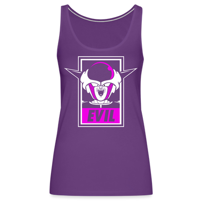 Evil! - Women’s Premium Tank Top - purple