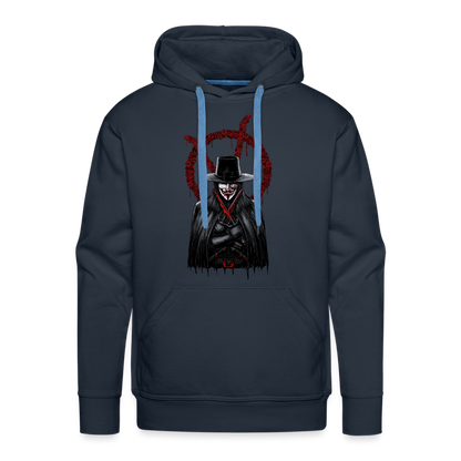 V - Men’s Premium Hoodie - navy