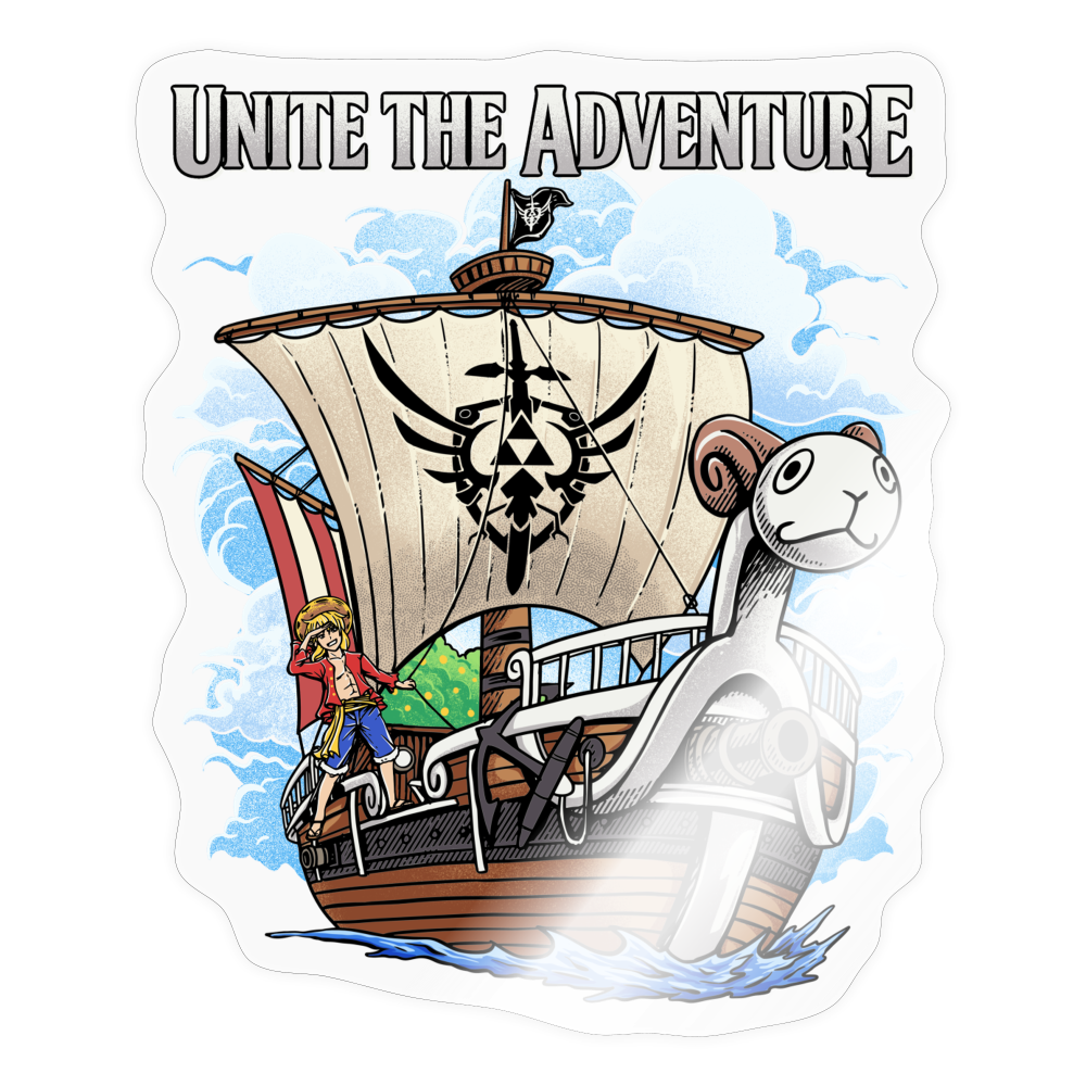 Unite The Adventure - Sticker - transparent glossy