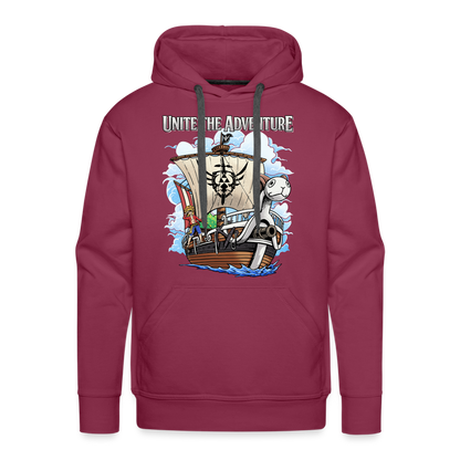 Unite The Adventure - Men’s Premium Hoodie - burgundy