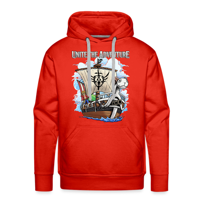 Unite The Adventure - Men’s Premium Hoodie - red