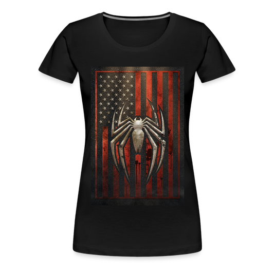 With Great Power... - Women's Premium Tee - black