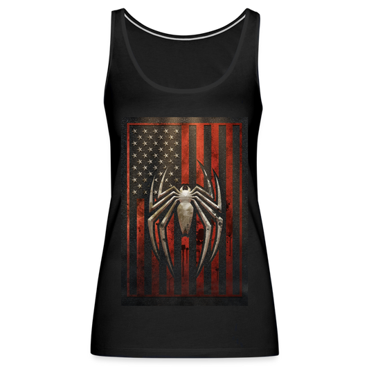 With Great Power... - Women’s Premium Tank - black