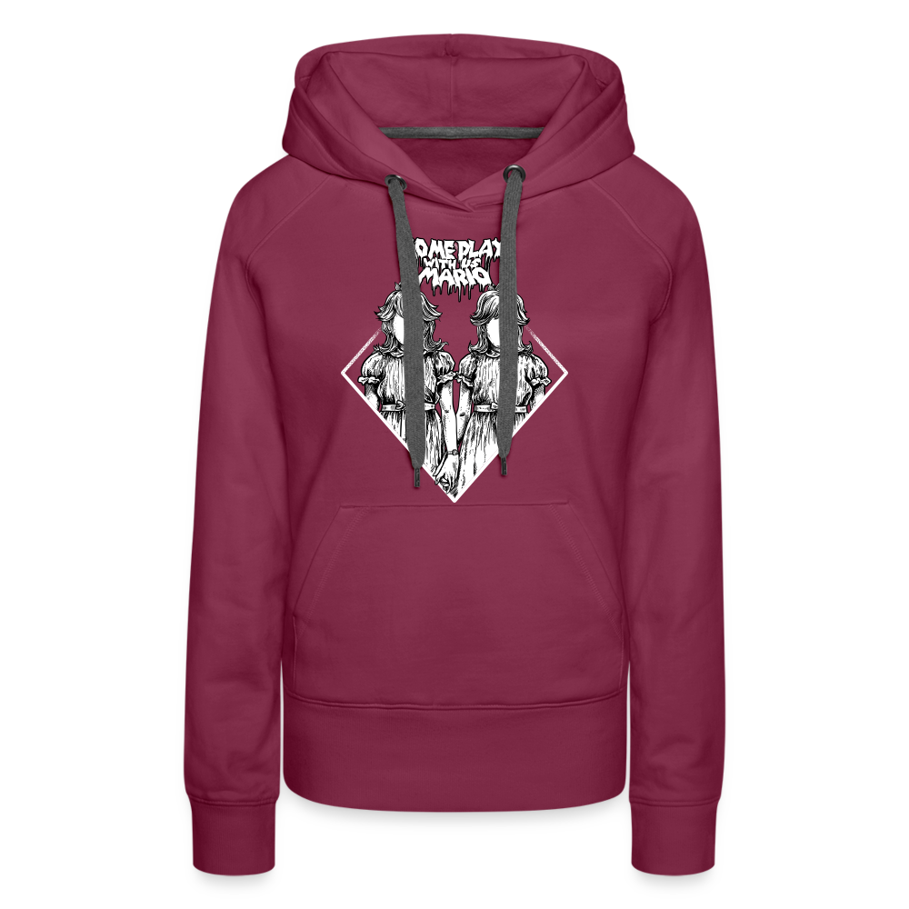 Come Play With Us - Women’s Premium Hoodie - burgundy