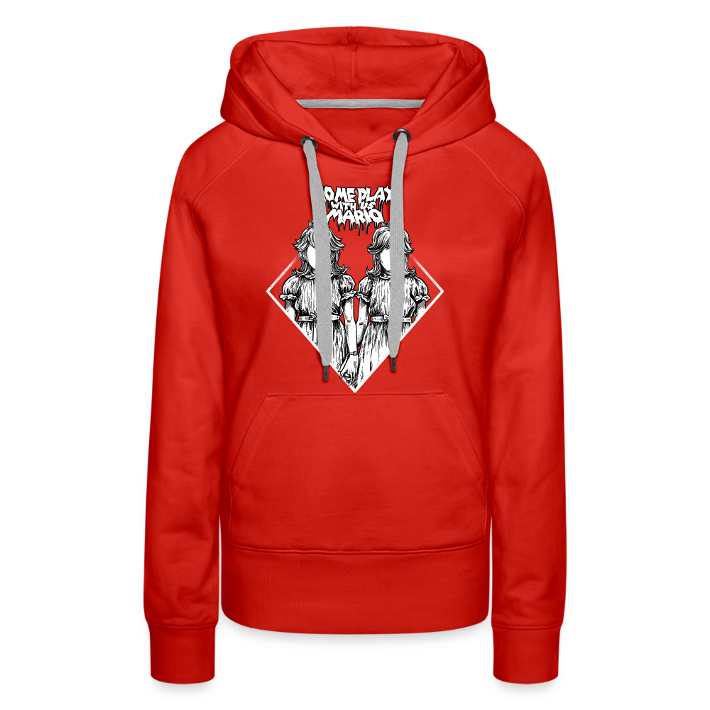 Come Play With Us - Women’s Premium Hoodie - red