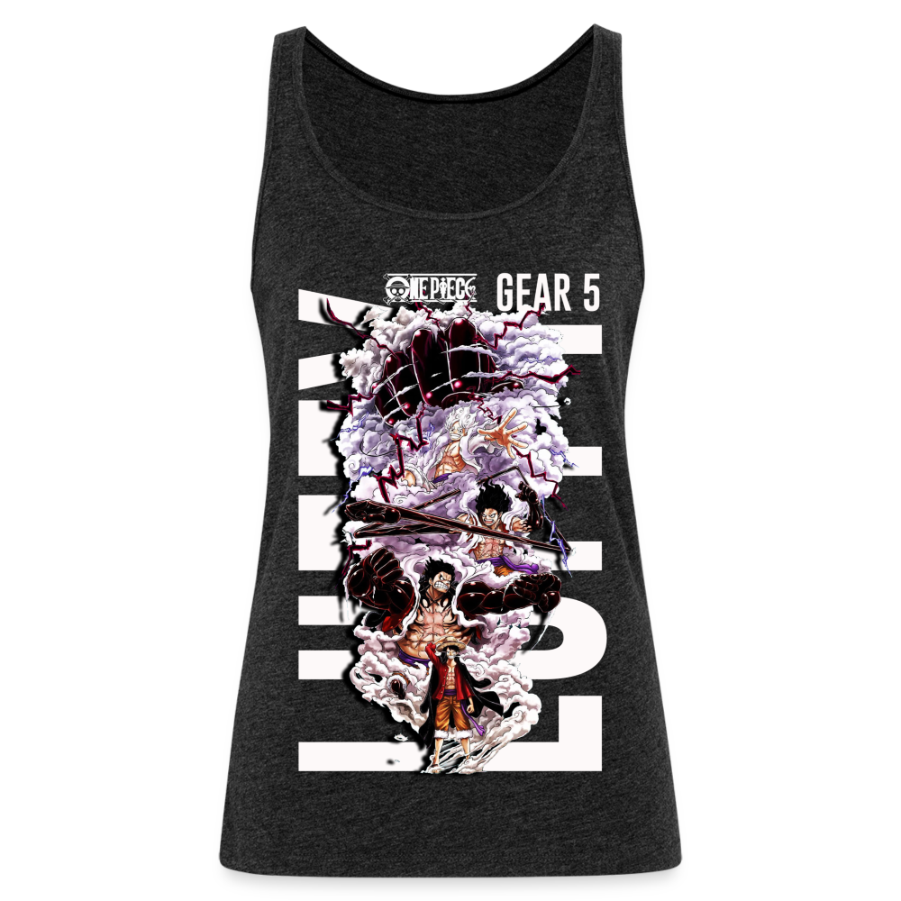 Gearshift - Women’s Premium Tank Top - charcoal grey