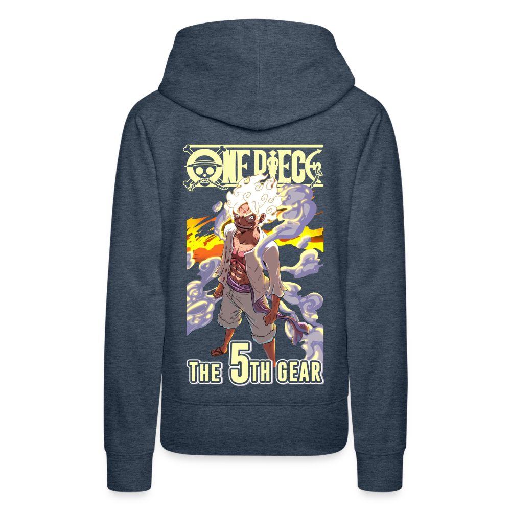 Sun God - Women’s Premium Hoodie - heather denim