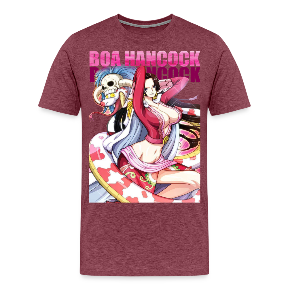 Boa Hancock - Men's Premium T-Shirt - heather burgundy