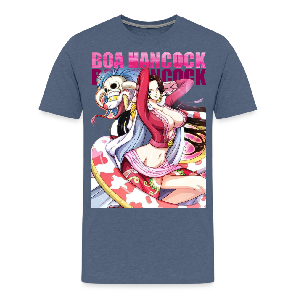 Boa Hancock - Men's Premium T-Shirt - heather blue