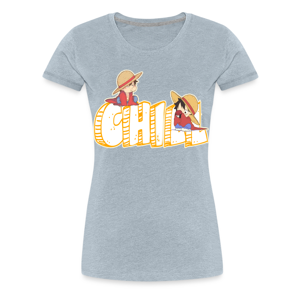 Luffy Chill - Women’s Premium T-Shirt - heather ice blue