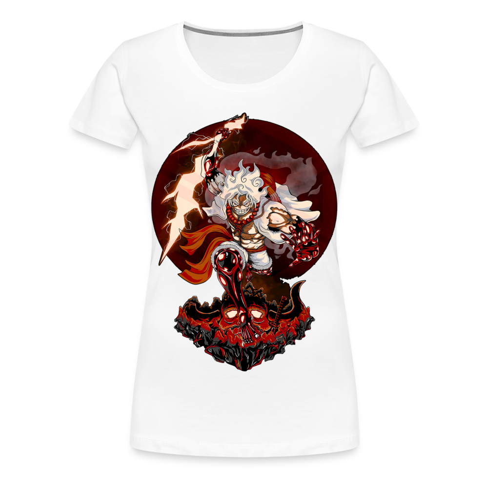 Gomu Gomu no Kaminari - Women’s Premium T-Shirt - white