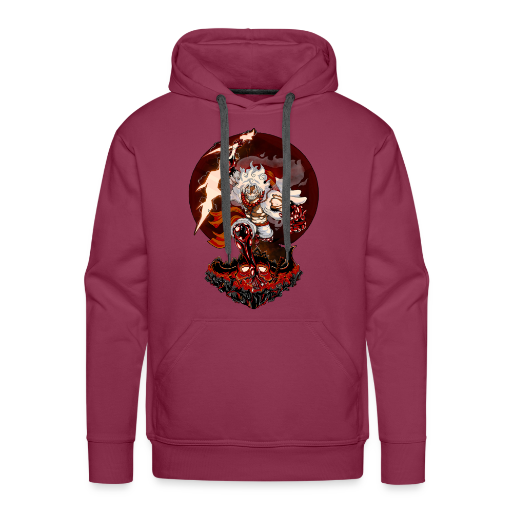 Gomu Gomu no Kaminari - Men’s Premium Hoodie - burgundy