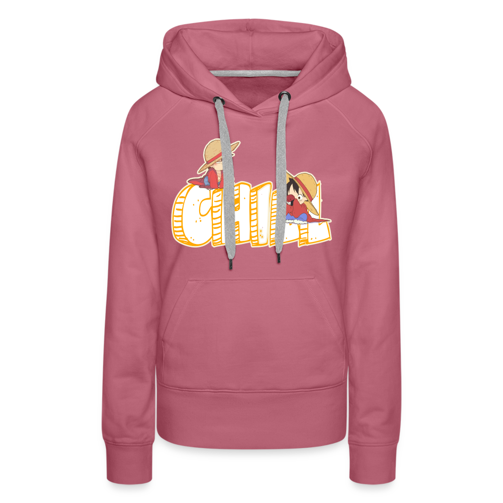 Luffy Chill - Women’s Premium Hoodie - mauve