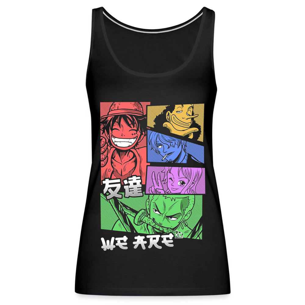 Straw Hat Crew - -Women’s Premium Tank Top - black