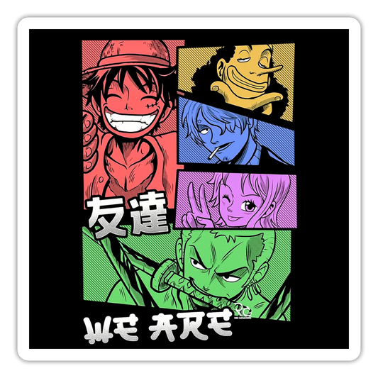 Straw Hat Crew - Sticker - white matte