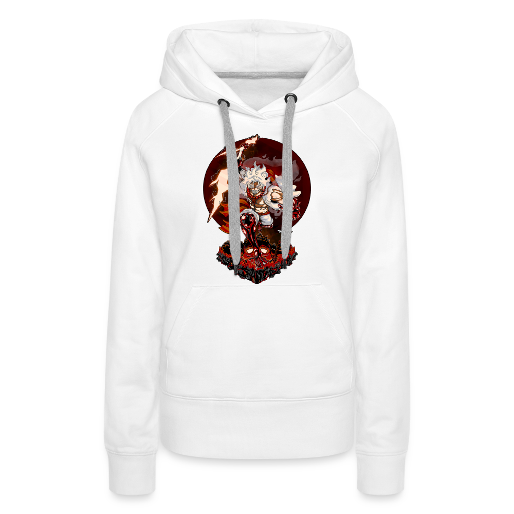 Gomu Gomu no Kaminari - Women’s Premium Hoodie - white