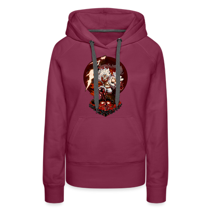 Gomu Gomu no Kaminari - Women’s Premium Hoodie - burgundy