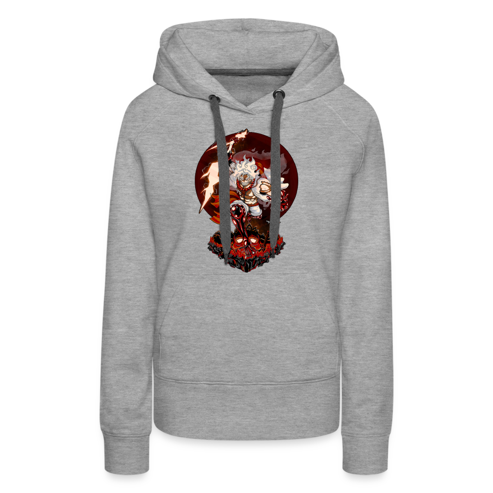 Gomu Gomu no Kaminari - Women’s Premium Hoodie - heather grey