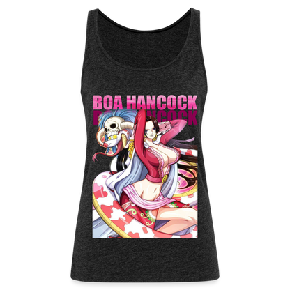 Boa Hancock - Women’s Premium Tank Top - charcoal grey