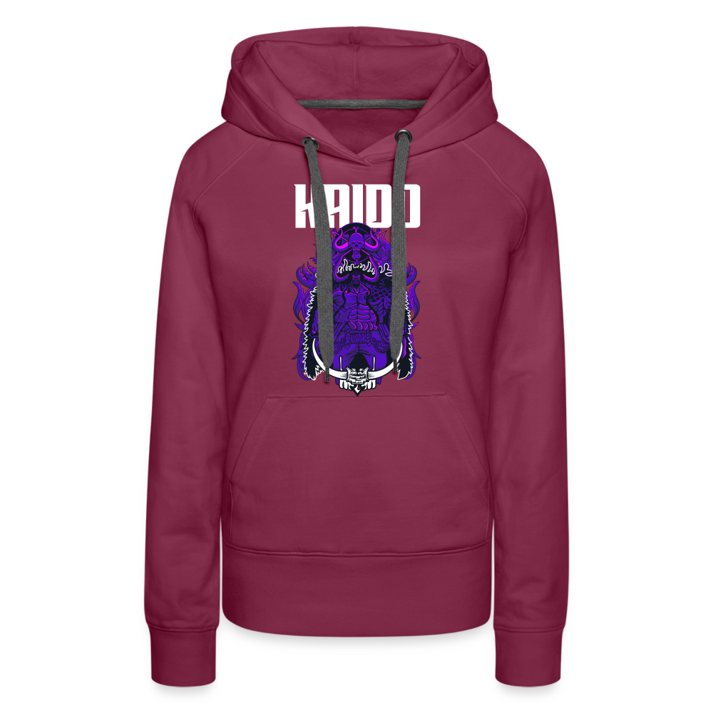 Kaido - Women’s Premium Hoodie - burgundy