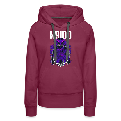 Kaido - Women’s Premium Hoodie - burgundy