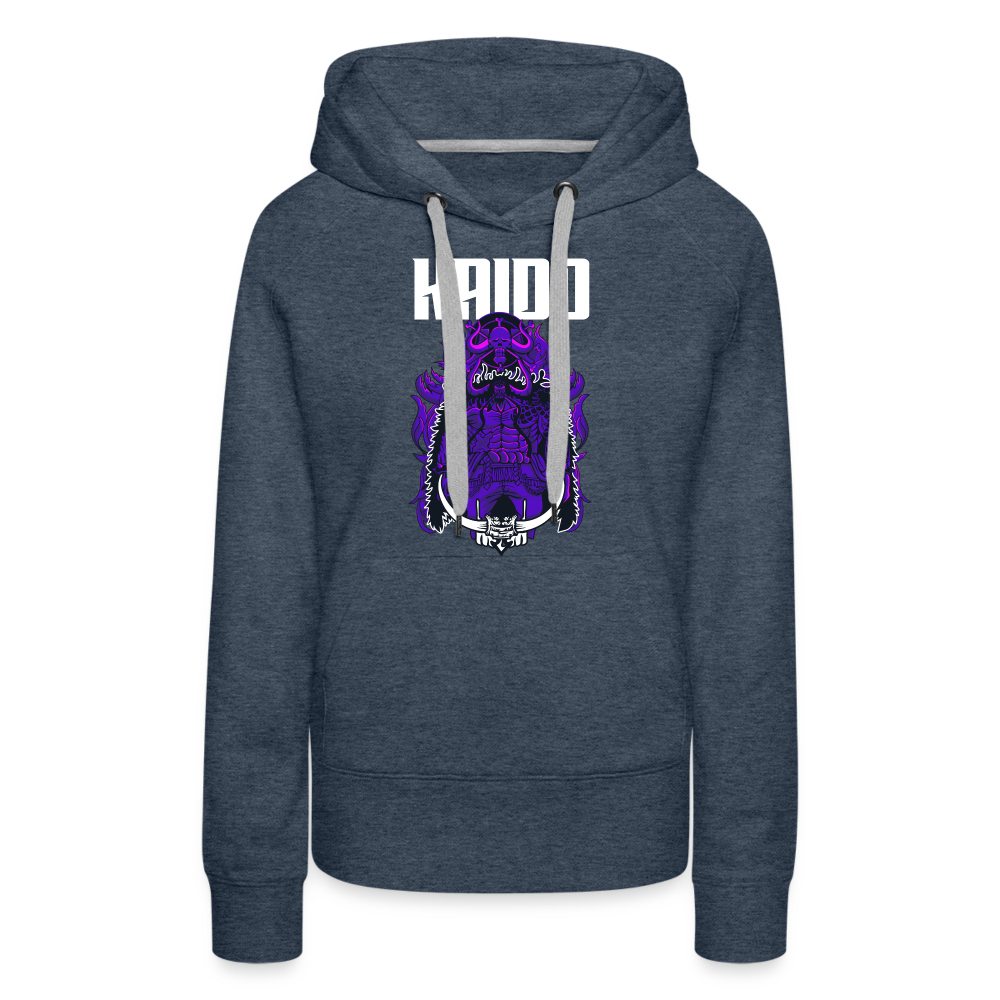 Kaido - Women’s Premium Hoodie - heather denim